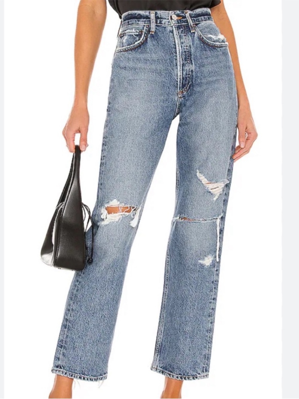 AGOLDE 90s Mid Rise Loose Fit in Streamline